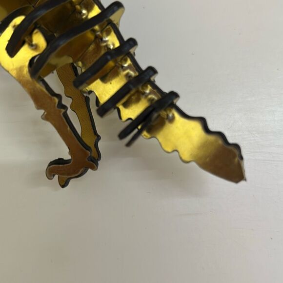 COACH Gold Rexi Puzzle Keychain - Picture 4 of 5